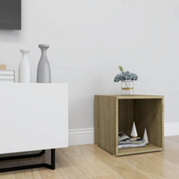 Berkfield Durable Tv Cabinet Sonoma Oak 37X35X37 Cm Engineered Wood - thumbnail 7