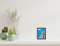 7X5 Red Picture Frame (12.7 X 17.8Cm) Poster, Photo, Artwork, Gallery Wall Or Print - thumbnail 2