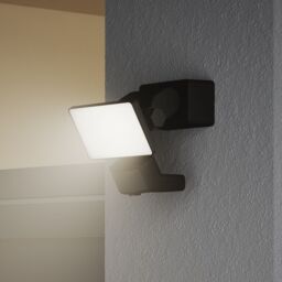 GoodHome Davern Awl1020-Ib Black Mains-Powered Cool White Outdoor Led Pir Floodlight 1000Lm - thumbnail 7