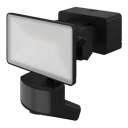 GoodHome Davern Awl1020-Ib Black Mains-Powered Cool White Outdoor Led Pir Floodlight 1000Lm - thumbnail 1
