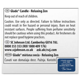 Glade Scented Candle, Air Freshener Candle 120 G Relaxing Zen (Pack Of 6) - thumbnail 5
