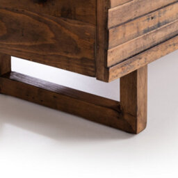 Julian Bowen Woburn 2 Door 3 Drawer Sideboard With Internal Shelf Storage, Rustic Pine Wood, Height: 80 X Width: 145 X Depth: 43Cm - thumbnail 7