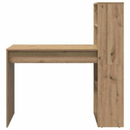 Walplus Desk With Shelf Artisan Oak 113 X 54 X 120 Cm Engineered Wood - thumbnail 5