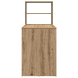 Walplus Desk With Shelf Artisan Oak 113 X 54 X 120 Cm Engineered Wood - thumbnail 6