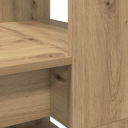 Walplus Desk With Shelf Artisan Oak 113 X 54 X 120 Cm Engineered Wood - thumbnail 8
