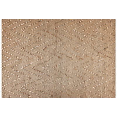 Beliani Rug Daday Beige 160 X 230 Cm Jute - image 1