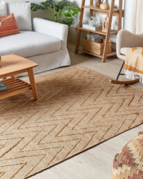 Beliani Rug Daday Beige 160 X 230 Cm Jute - thumbnail 2