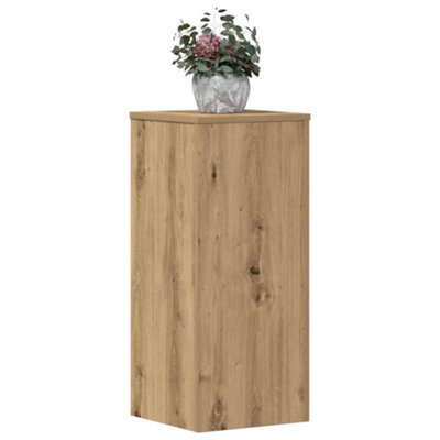 Walplus Plant Stands 2 Pcs Artisan Oak 30X30X70 Cm Engineered Wood - image 1