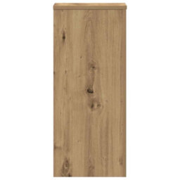 Walplus Plant Stands 2 Pcs Artisan Oak 30X30X70 Cm Engineered Wood - thumbnail 5