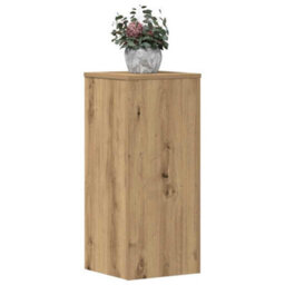 Walplus Plant Stands 2 Pcs Artisan Oak 30X30X70 Cm Engineered Wood - thumbnail 3