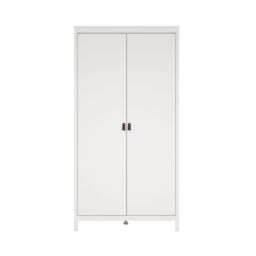 Madrid Modern Matt White Tall Wardrobe (H)1990mm (W)1023mm (D)584mm - thumbnail 2