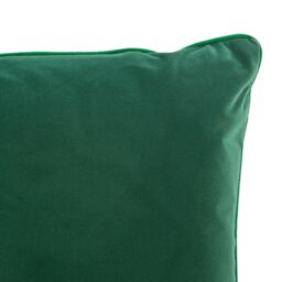 GoodHome Valgreta Dark Green Square Velvet Effect Indoor Cushion, (L)43Cm X (W)43Cm - thumbnail 2