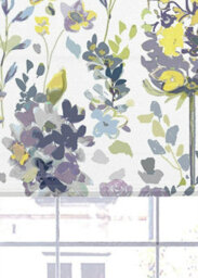 Lister Cartwright Olivia Bard Floral Blackout Roller Blind Easy Fit Child Safety Included (Kew Olive, 150Cm Width X 140 Cm Drop) - thumbnail 4