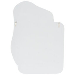 Beliani Wall Mirror Arvert 60 Cm 80 Cm White Marble - thumbnail 4