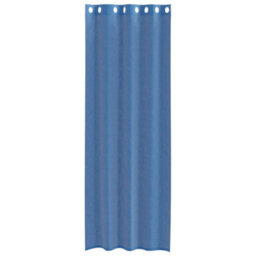 Berkfield Durable Voile Curtains With Grommets 2 Pcs Royal Blue - thumbnail 4