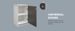Jd Greta Kitchen Base Unit 500mm Storage Cabinet With Door Shelf 50Cm - White Gloss - thumbnail 5