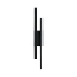 Modern Minimalist Strip Wall Lamp  Black Linear Wall Sconce Indoor 20W Wall Mounted Led Lights 3 Color - thumbnail 2