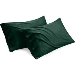 Ameha Bedding Pillowcase-Plain Dyed Emerald Breathable Envelope Durable Pillow Cover 2 Pair (50 X 75 Cm) Pillow Covers - thumbnail 3