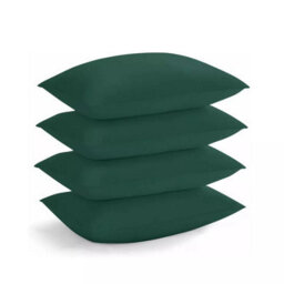 Ameha Bedding Pillowcase-Plain Dyed Emerald Breathable Envelope Durable Pillow Cover 2 Pair (50 X 75 Cm) Pillow Covers - thumbnail 8