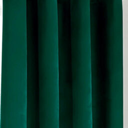 Luxury Living Velvet Thermal Blackout Eyelet Curtains Ready Made Pair Green - thumbnail 7