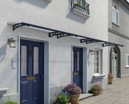 Canopia By Palram Altair 4500 Grey Door Canopy, (H)17.5Cm (W)453.5Cm (D)91.5Cm - thumbnail 2