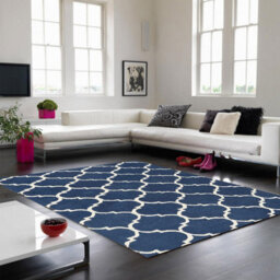 Asiatic Albany Ogee Blue Rug-120Cm X 170Cm - thumbnail 1