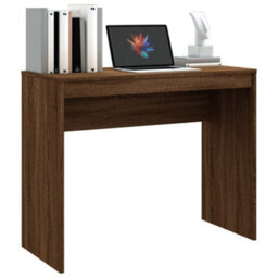 Vidaxl Desk Brown Oak 90X40X72 Cm Engineered Wood Desks - thumbnail 4