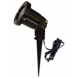 Luminosa Lighting Luminosa Tono 1 Light Outdoor Spike Light Black Ip44, Gu10 - thumbnail 1