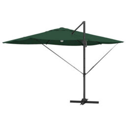 Berkfield Cantilever Roma Parasol Green, Black 352 X 251 X 265 Cm - thumbnail 7