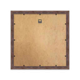 "11X11"" Walnut Picture Frame - 11X11"" Square Frame With 7X7"" Mount For 11X11""/7X7"" Pictures Vintage Style Photo Display, 1 Pack" - thumbnail 4