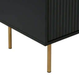 Devon - Highboard Storage Cabinet - Black - thumbnail 5