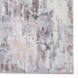 Grey Rose Abstract Rug, 8mm Thickness Modern Rug, Grey Rose Rug For Bedroom, Living Room, & Dining Room-120Cm X 170Cm - thumbnail 3