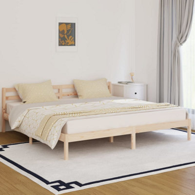 Berkfield Day Bed Solid Wood Pine 200X200 Cm Super King - image 1
