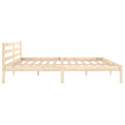 Berkfield Day Bed Solid Wood Pine 200X200 Cm Super King - thumbnail 5