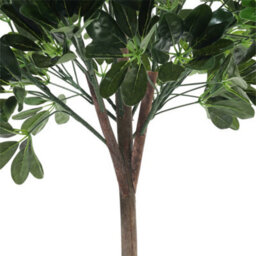 Thehotsale 122Cm Artificial Schefflera Arboricola Tree In Black Pot For Decoration Living Room - thumbnail 5