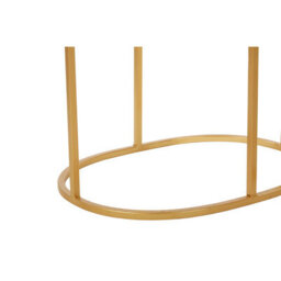 Orsina  Set Of 2 Oval Side Tables, Nesting Tables,gold Side Tables With Mirrored Tops,end Tables,luxe Accent Tables - thumbnail 6