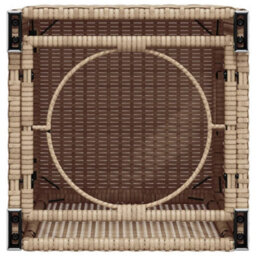 Vidaxl Propane Tank Cover Table Beige 40X40X60 Cm Poly Rattan - thumbnail 8