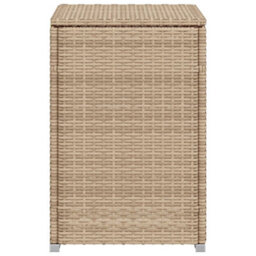 Vidaxl Propane Tank Cover Table Beige 40X40X60 Cm Poly Rattan - thumbnail 6