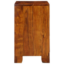 Berkfield Sideboard Multicolour 50X35X60 Solid Wood Acacia - thumbnail 6