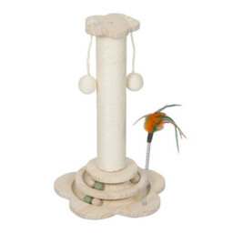 Skylos Cat Scratching Post 45Cm Natural Sisal Pole Activity Center Toys - thumbnail 2