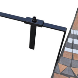 Walplus Hanging Balcony Table Terracotta And White Mosaic - thumbnail 4
