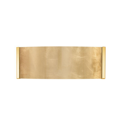 Luminosa Lighting Luminosa Emozione Glass Flush Wall Lamp 2 Light 24 Carat Gold - image 1