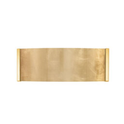Luminosa Lighting Luminosa Emozione Glass Flush Wall Lamp 2 Light 24 Carat Gold - thumbnail 1