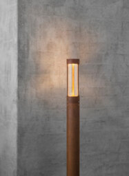 Nordlux Helix Outdoor Corten Garden Post Coastal/marine Safe Brown,mains