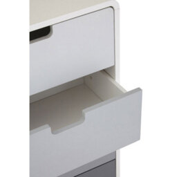 Orsina Contemporary 4 Drawer Cabinet, Ample Storage Space Bedside Cabinet, Renewable Pine Wood Legs Storage Cabinet - thumbnail 3