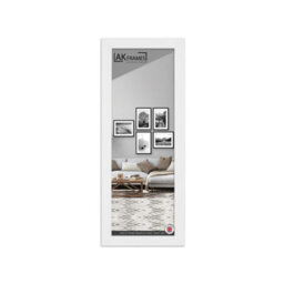 "AK Frames 24X12"" White Poster Frame - Modern Picture Frame For Wall Art, Prints And Photos - Durable And Stylish Display Frame" - thumbnail 1