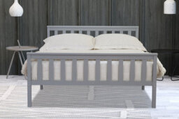 Flintshire Furniture Marnel 4Ft 6 Double Grey Bed Frame - thumbnail 2