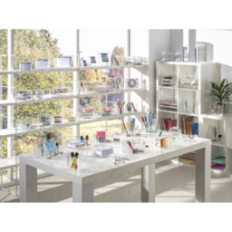 Clear Acrylic 5 Drawer Chest With Flip-Up Lid - thumbnail 4