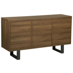 Beliani Industrial Cabinet Timber Dark Brown - thumbnail 6