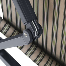 VRUC Garden Sun Shade Canopy Retractable Awning For Outdoor Patio Door Window, 3 X 2.5M Multi Stripe - thumbnail 6
